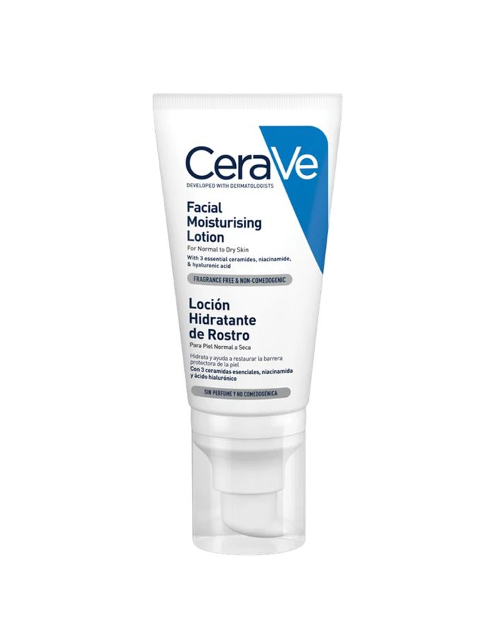 CeraVe Loción Hidratante Rostro 52ml Piel Normal a Seca