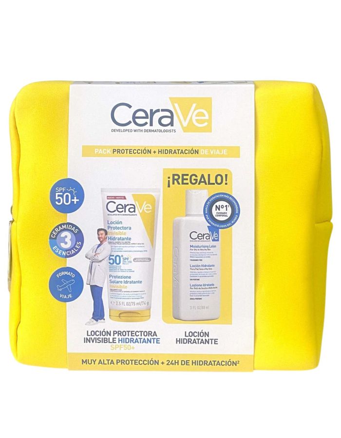 CeraVe Neceser de Viaje Pack Protección SPF50+ + Hidratación