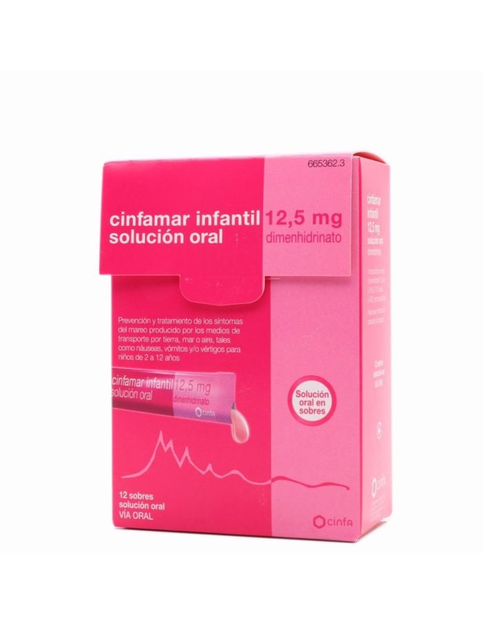Cinfamar Infantil Solución Oral 12 Sobres Solución Oral