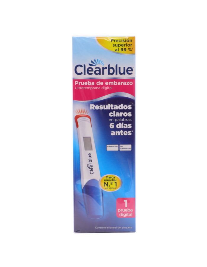 ClearBlue Prueba de Embarazo Ultratemprana 1 Test de Embarazo-1