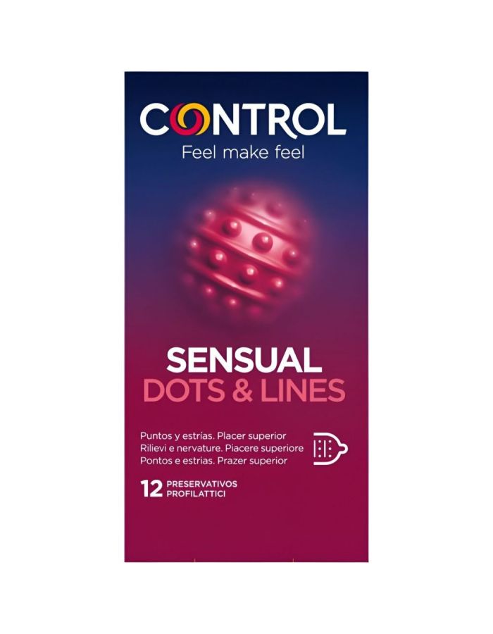 Control Dots & Lines 12 Preservativos