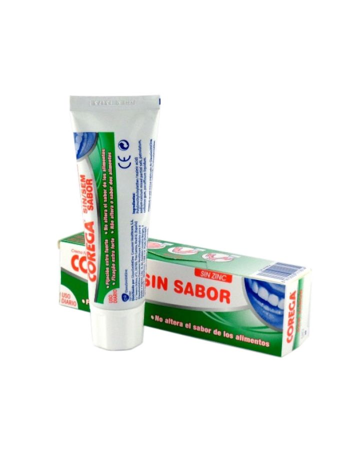 Corega Sin Sabor Crema Fijadora Para Prótesis Dentales 40g