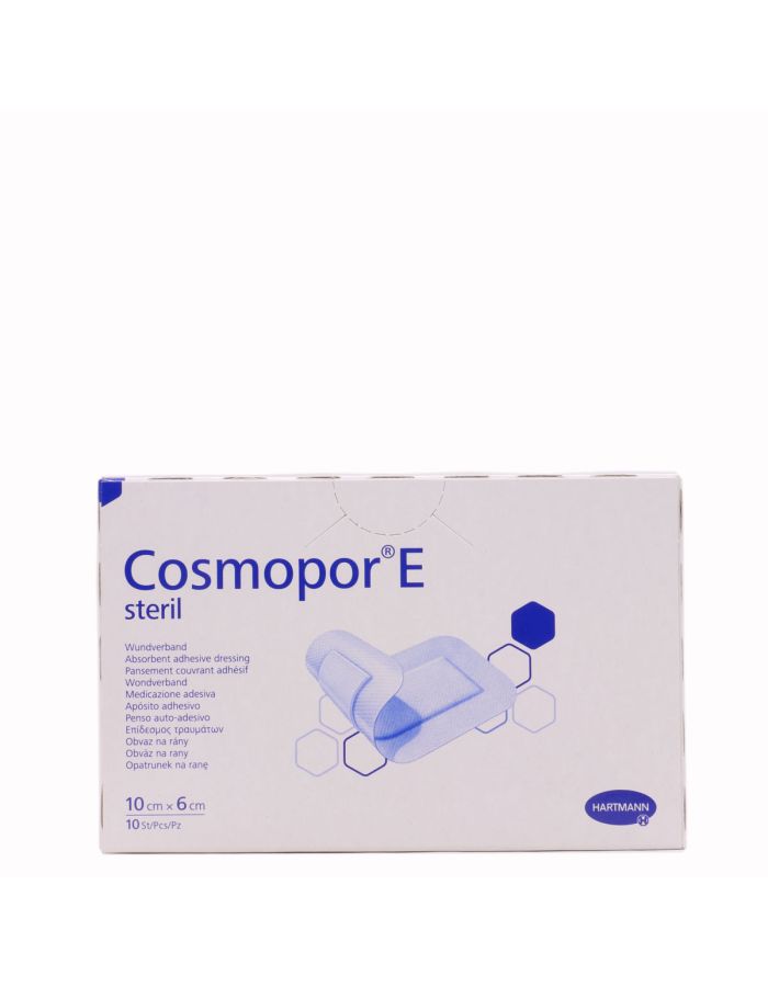 Cosmopor E Apósito Estéril 10 x 6cm 10 Apósitos Hartmann