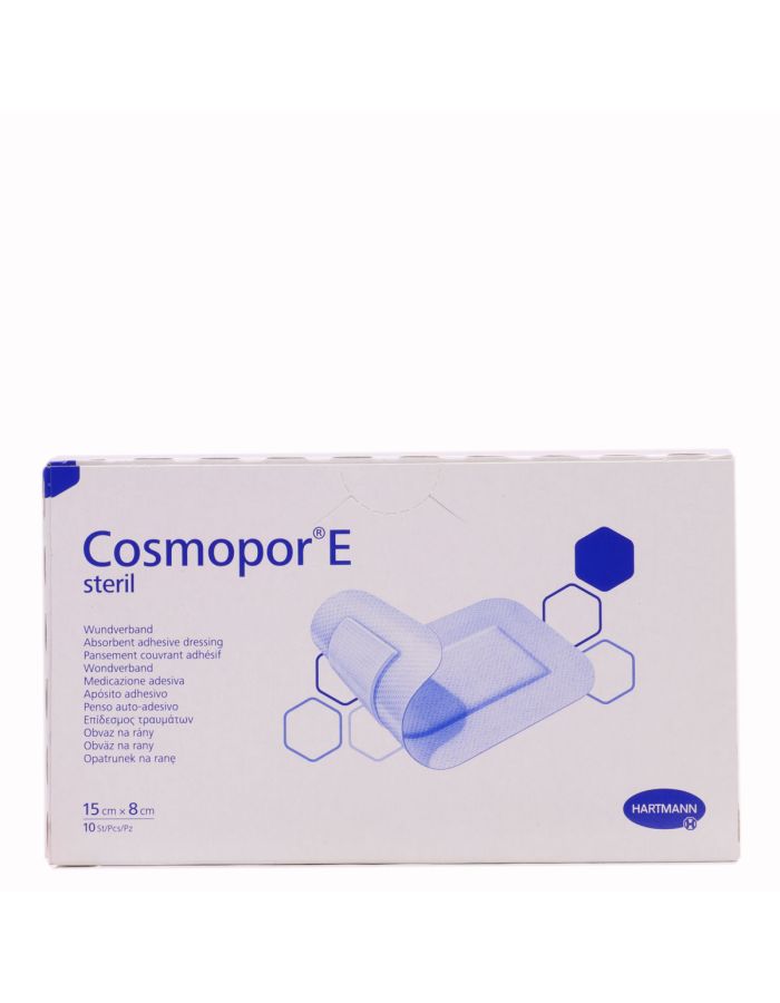 Cosmopor E Apósito Estéril 15 x 8cm 10 Apósitos Hartmann