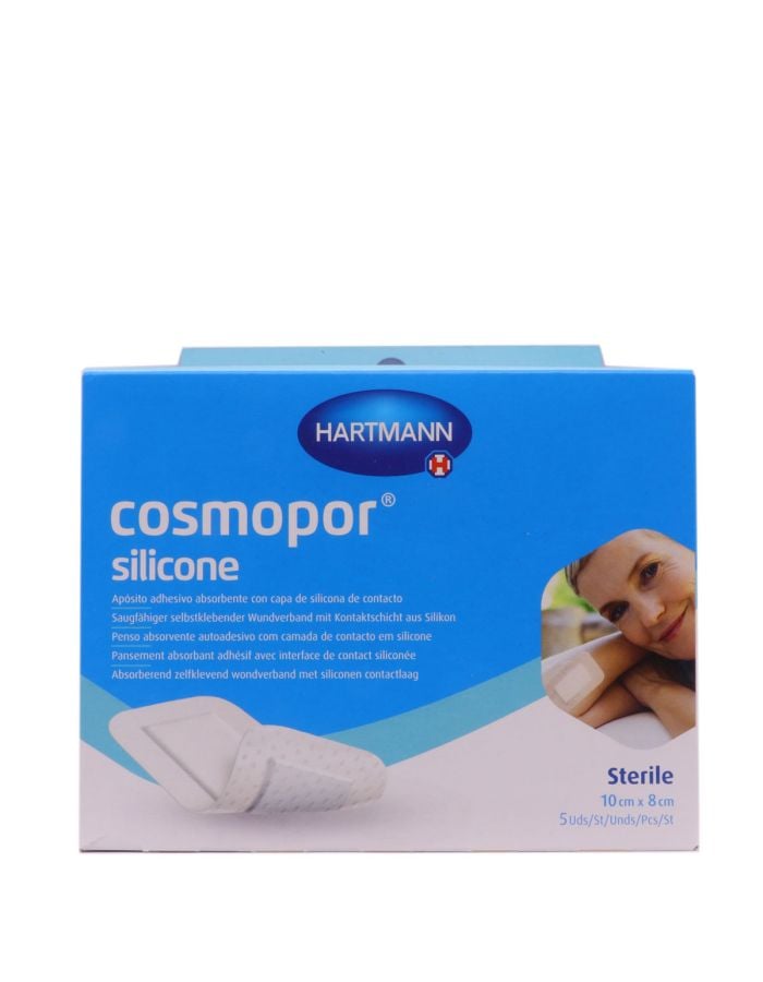 Cosmopor Silicone 5 Apósitos 10cm x 8cm 