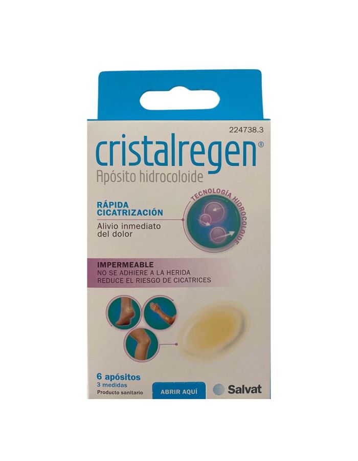Cristalregen 6 Apósitos Hidrocoloide