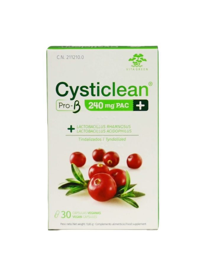 Cysticlean Prob 240 Mg Pac 30 Cápsulas Veganas