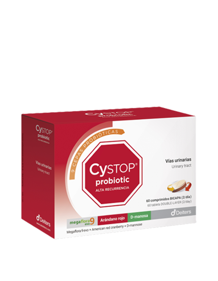 CyStop Probiotic Alta Recurrencia 60 Comprimidos