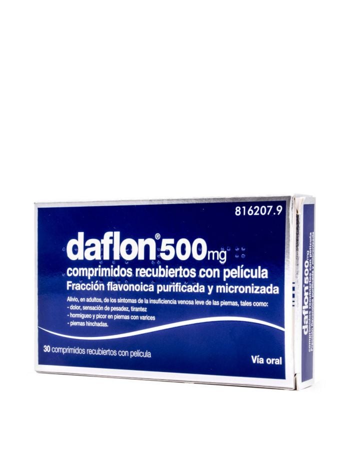 Daflon 500 mg 30 Comprimidos Recubiertos