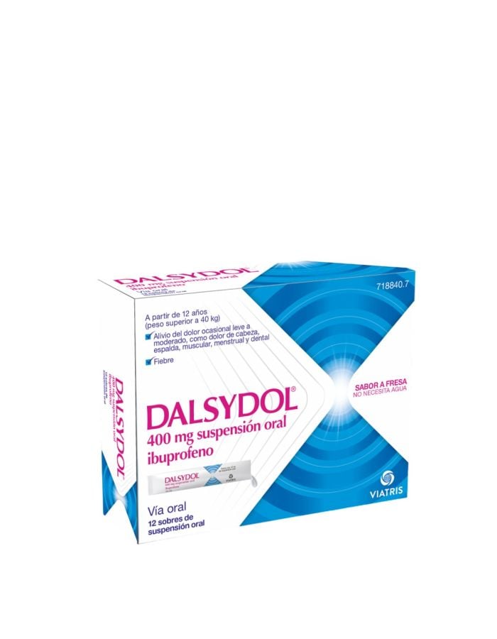 Dalsydol 400mg 12 Sobres Suspensión Oral