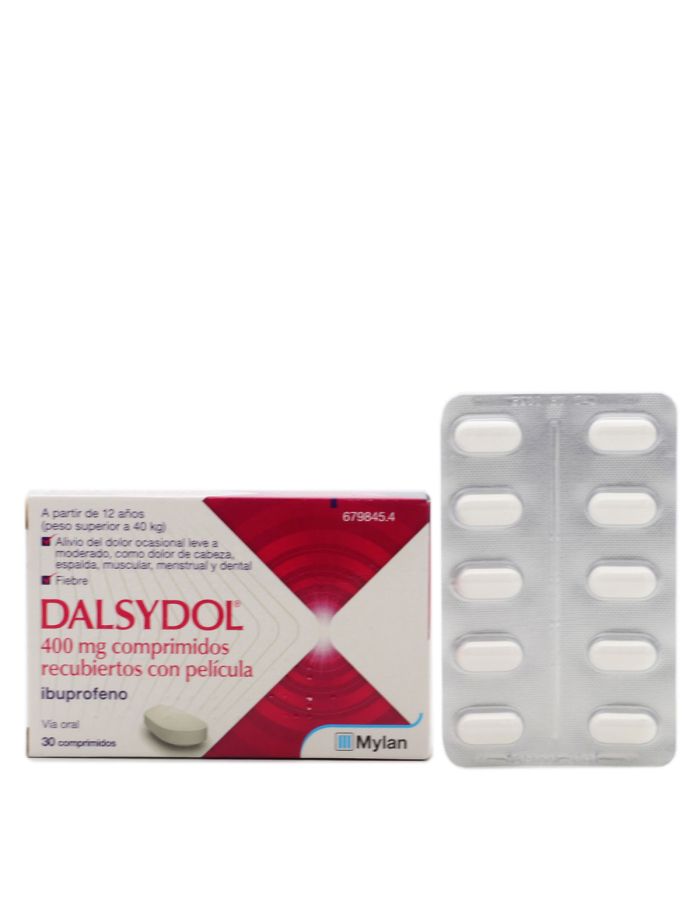 
Dalsydol 400 mg 30 Comprimidos Recubiertos Ibuprofeno
