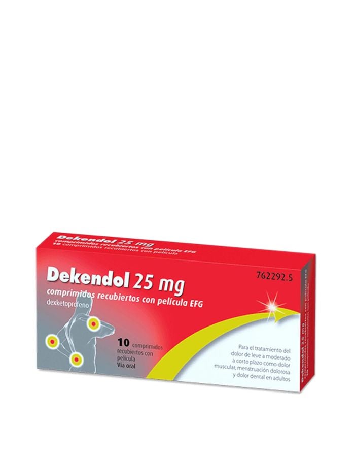 Dekendol 25mg 10 Comprimidos