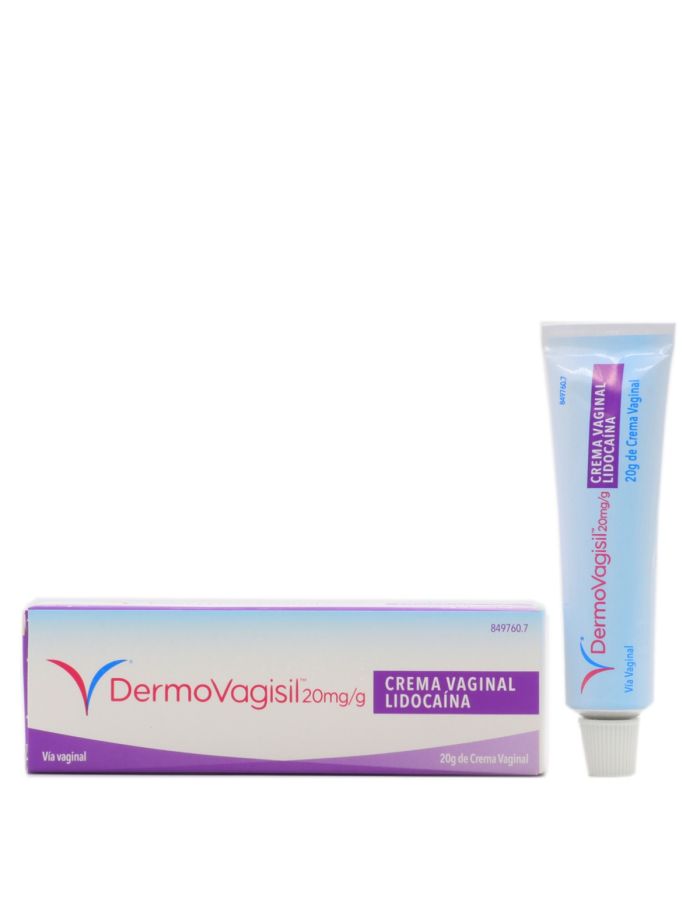 DermoVagisil Crema Vaginal Lidocaína 20g