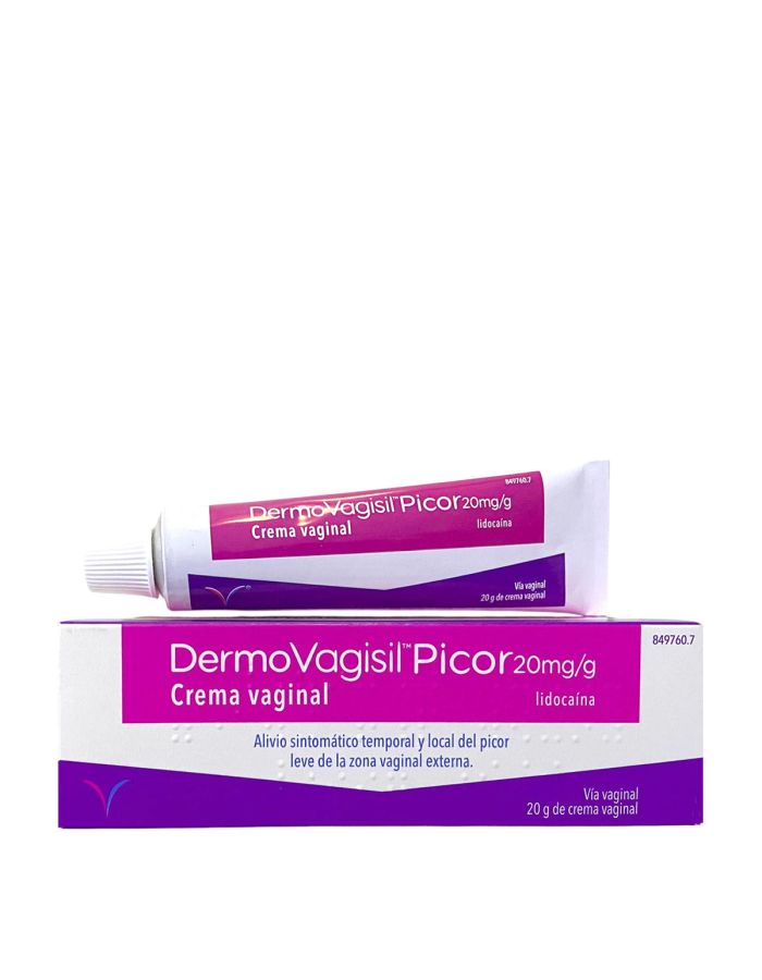 DermoVagisil Crema Vaginal Lidocaína 20g