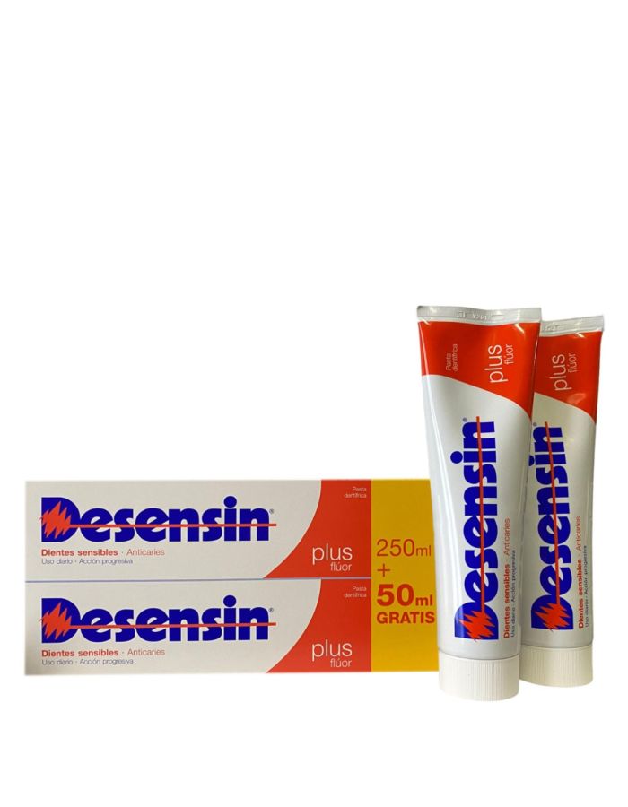 Desensin Plus Flúor Pasta Dentífrica 125ml x 2 Duplo