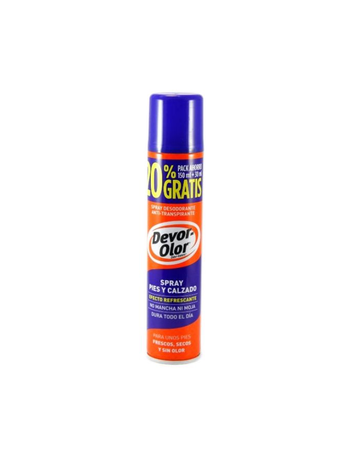 Devor Olor Desodorante Antitranspirante de Pies y Calzado Spray 180ml