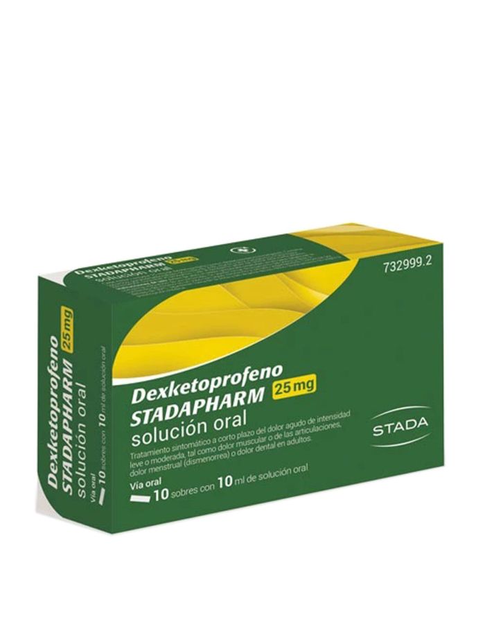 Dexketoprofeno Stadapharm 25mg 10 Sobres Solución Oral