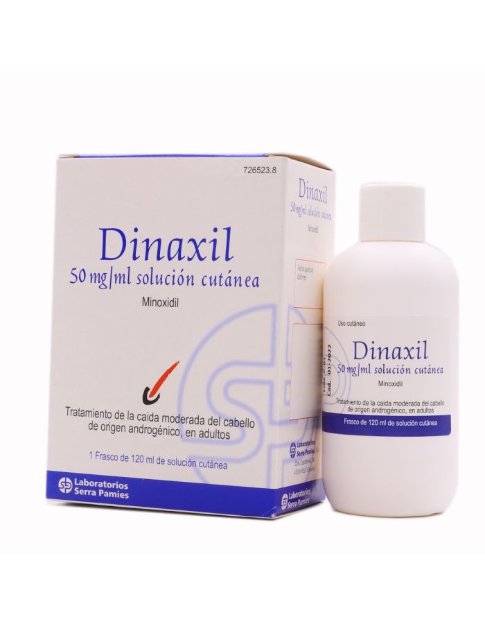 Dinaxil 50mg/ml Solución Cutánea 1 Frasco 120ml 