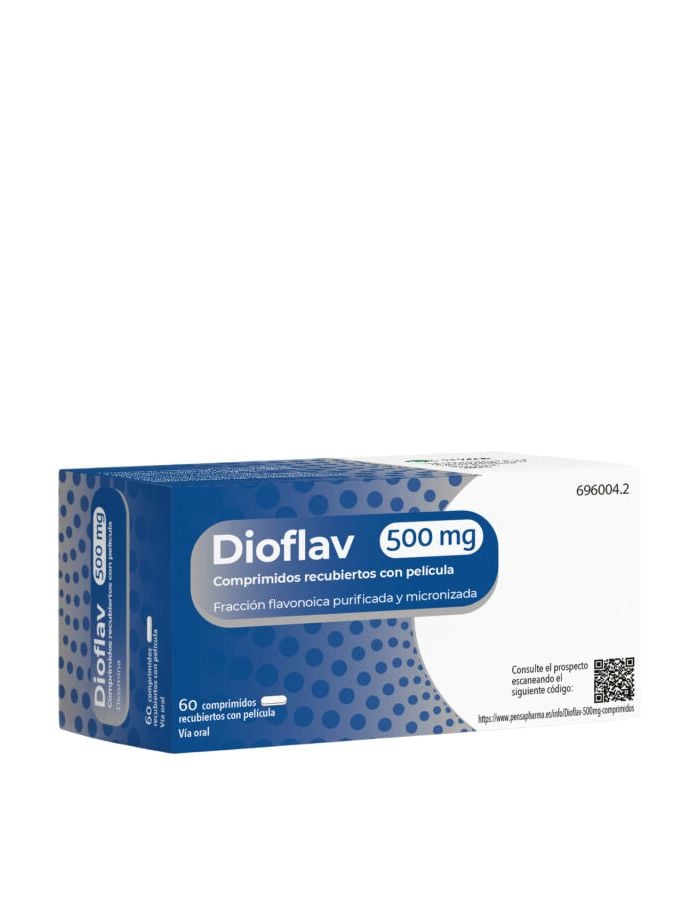 Dioflav Pensavital 500mg 60 Comprimidos Recubiertos               