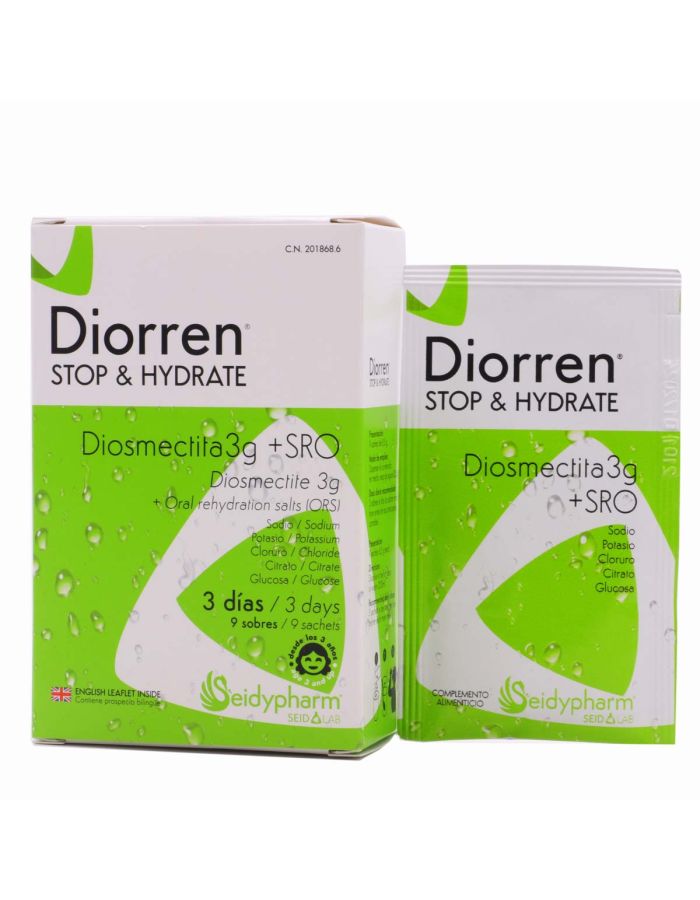 Diorren Stop & Hydrate 9 Sobres 