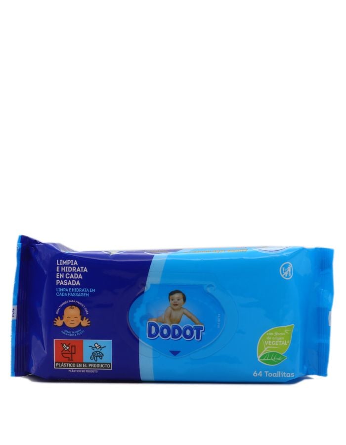 Dodot Toallitas Húmedas Para Bebé 64 Toallitas