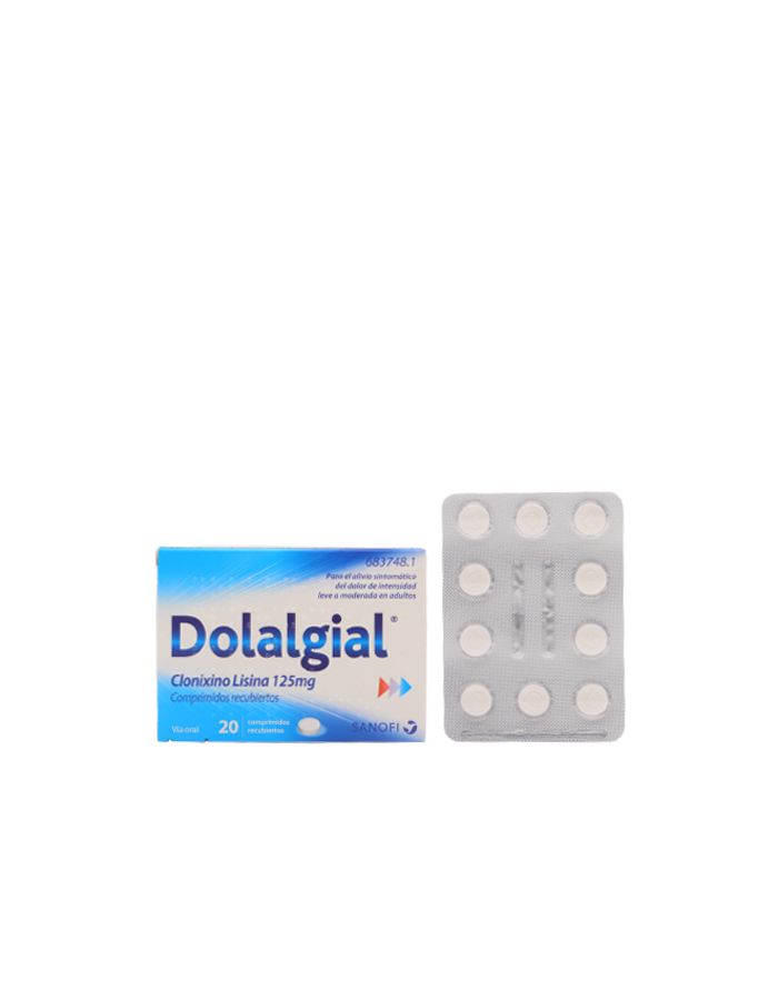 Dolalgial Clonixino lisina 125mg 20 Comprimidos Recubiertos