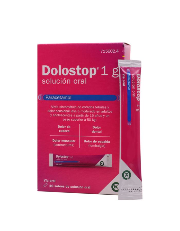 Dolostop 1g 10 Sobres Solución Oral