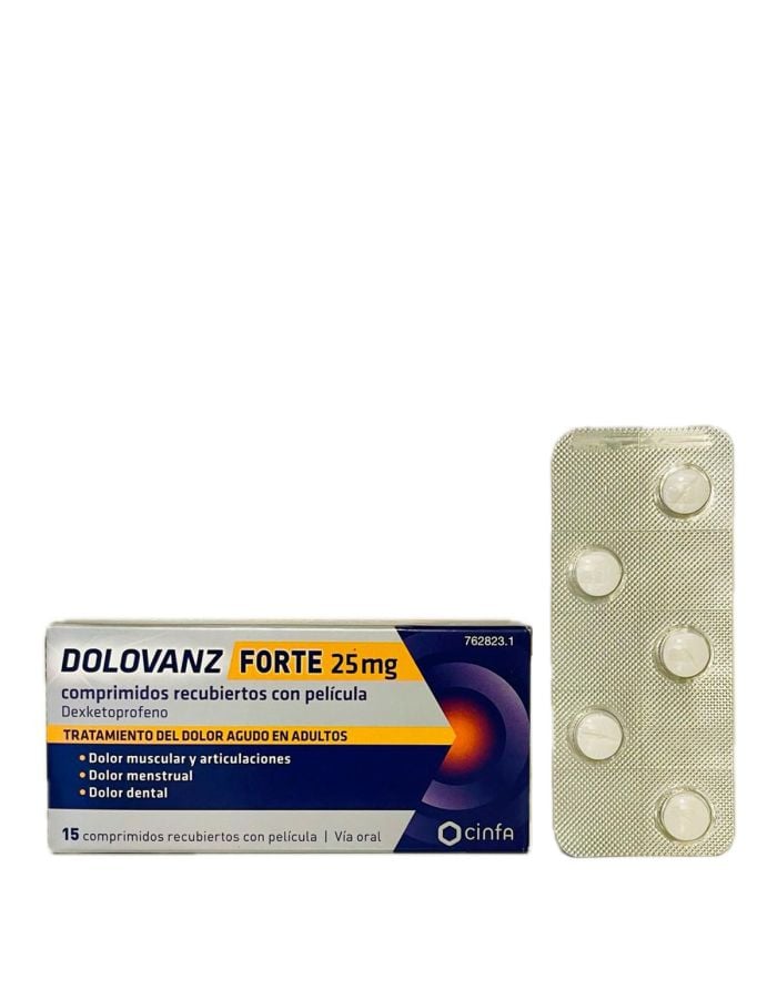 Dolovanz Forte 25mg 15 Comprimidos Recubiertos