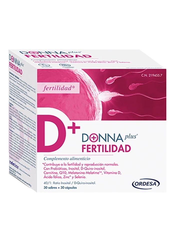 DonnaPlus Fertilidad 30 Sobres + 30 Cápsulas