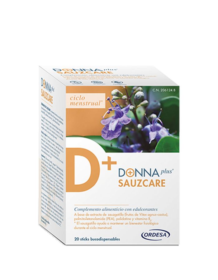 Donna Plus Sauzcare 20 Sticks Bucodispersables Ciclo Mestrual