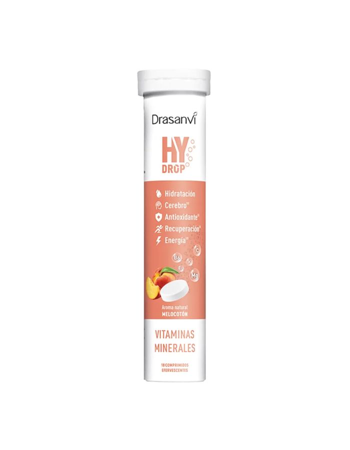 Drasanvi HyDrop Electrolitos Efervescentes Melocotón 18 Comprimidos
