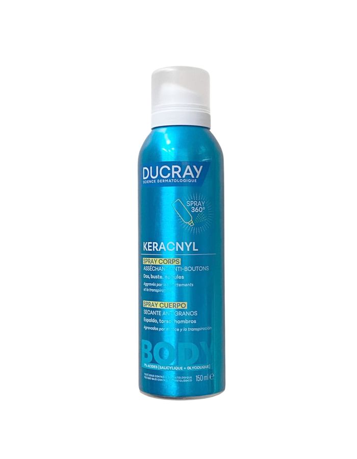 Ducray Keracnyl Spray Cuerpo Secante Antigranos 150ml