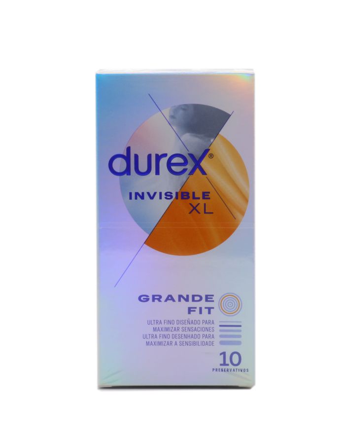 Durex Invisible XL 10 Preservativos