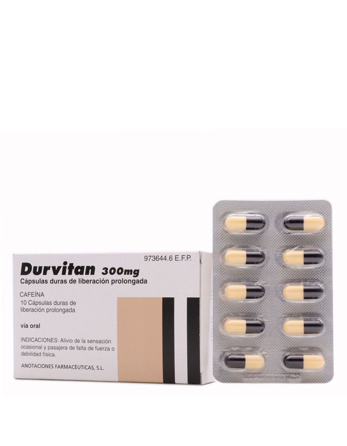 Durvitan 300 mg 10 Cápsulas de Liberación Prolongada