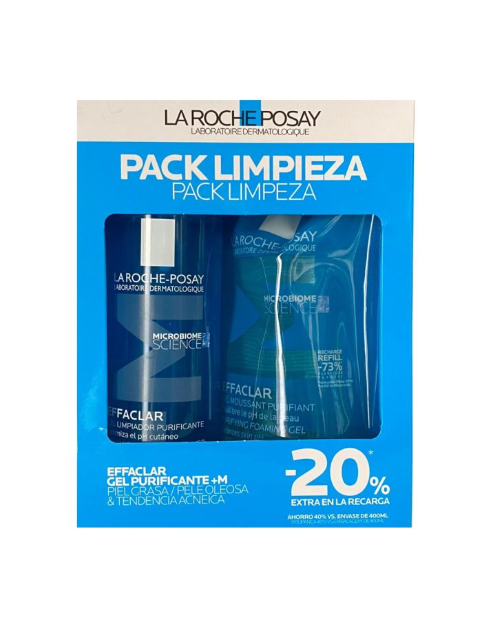 Effaclar Pack Limpieza Gel Limpiador + Recarga La Roche Posay