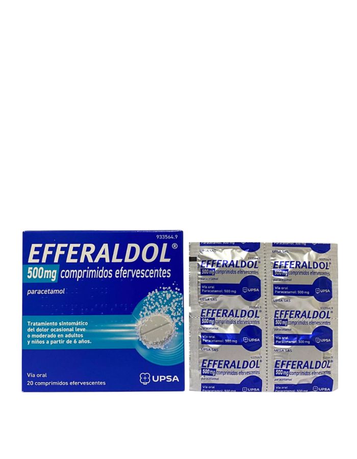 Efferaldol 500mg 20 Comprimidos Efervescentes