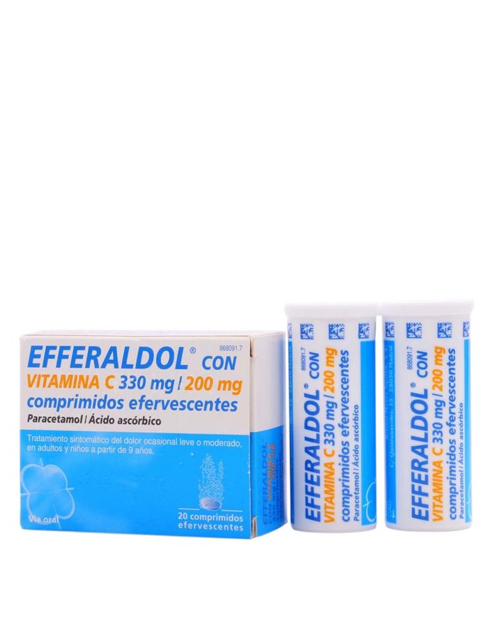 Efferaldol Vitamina C 20 Comprimidos Efervescentes