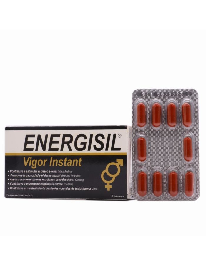 Energisil Vigor Instant 10 Cápsulas - 1