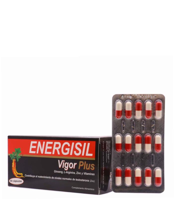 Energisil Vigor Plus 60 Cápsulas Tamaño Grande-1