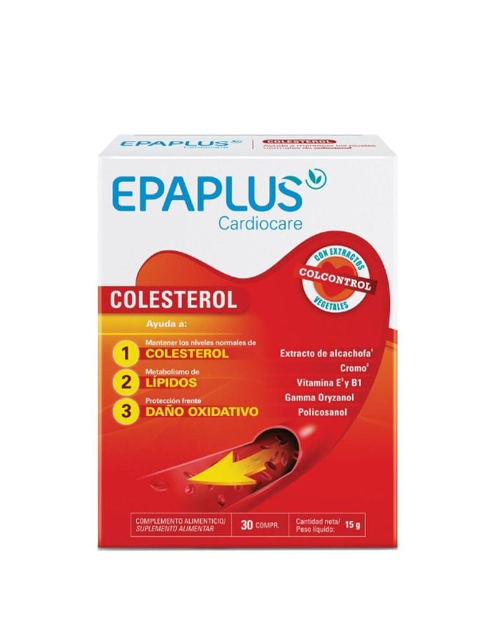 Epaplus Cardiocare Colesterol 30 Comprimidos