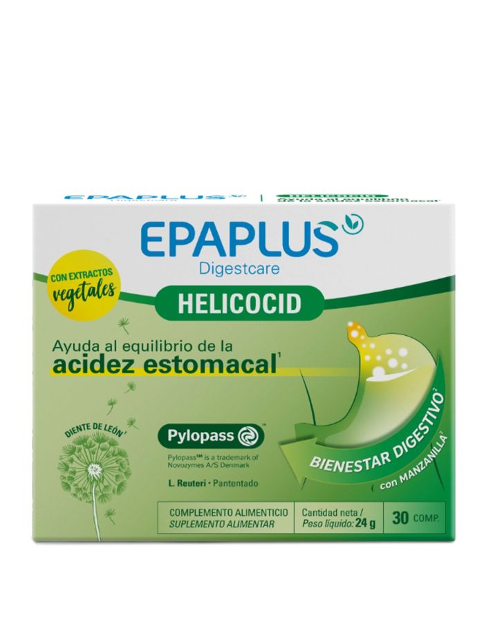 Epaplus Digestcare Helicocid 40 Comprimidos