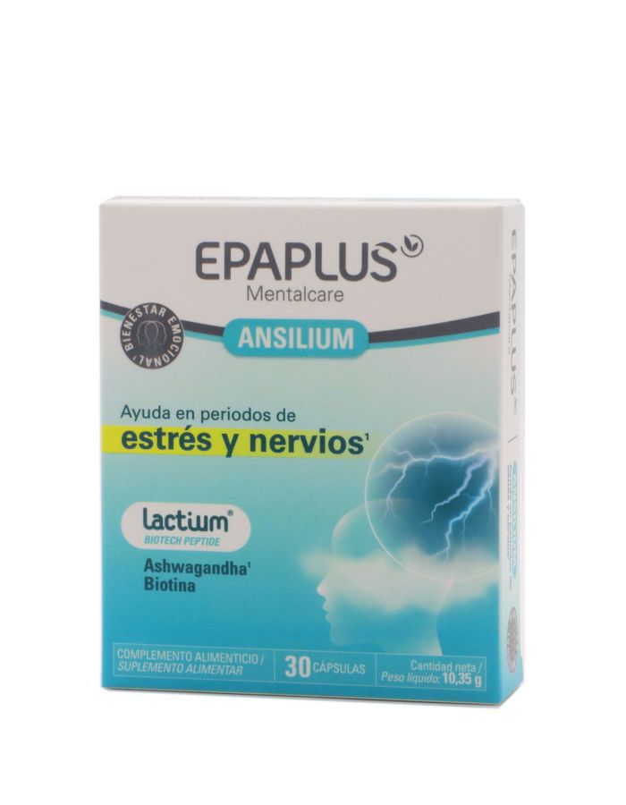 Epaplus Mentalcare Ansilium 30 Cápsulas Estrés y Nervios