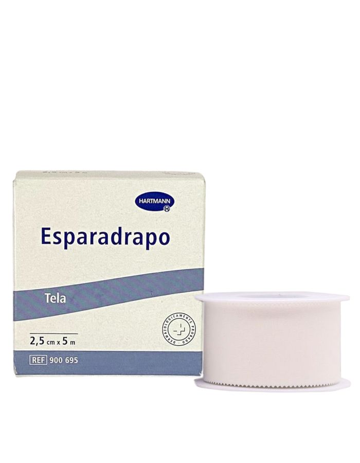 Esparadrapo Hipoalergénico Tela Blanco 2,5cm x 5m Hartmann