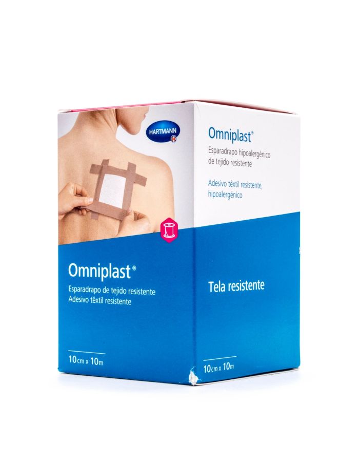 Omniplast Esparadrapo Tela Elástico Color Piel 10cm x 10m Hartmann