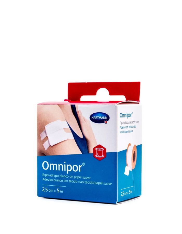 Omnipor Esparadrapo Papel Blanco 5m x 2,5cm Hartmann