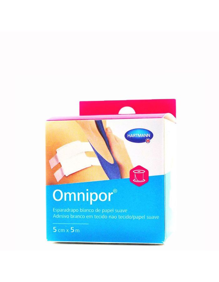 Omnipor Esparadrapo Papel Blanco 5m x 5cm Hartmann