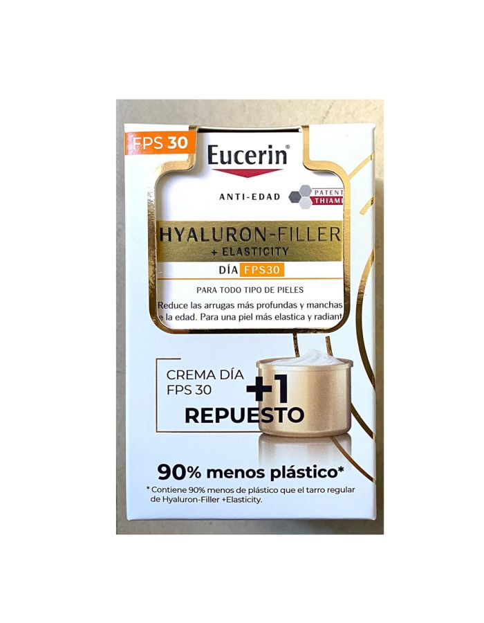 Eucerin Hyaluron Filler Elasticity Día FSP30 + Recarga Pack