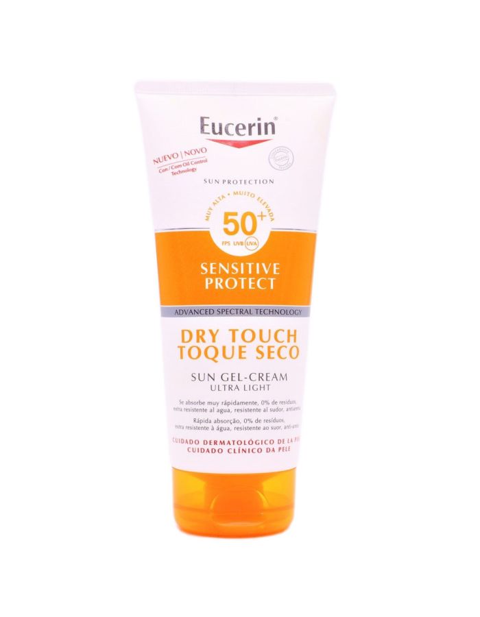 Eucerin Sun Gel Crema Toque Seco Sensitive Protect SPF50+ 200 ml