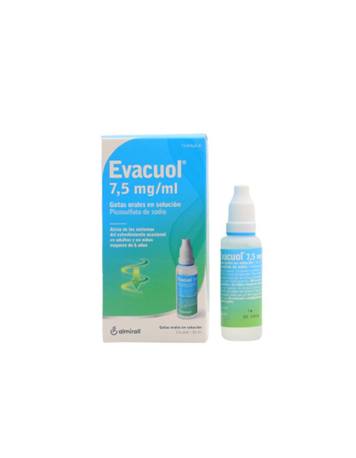 Evacuol 7,5 mg/ml Gotas Orales Solución 30 ml