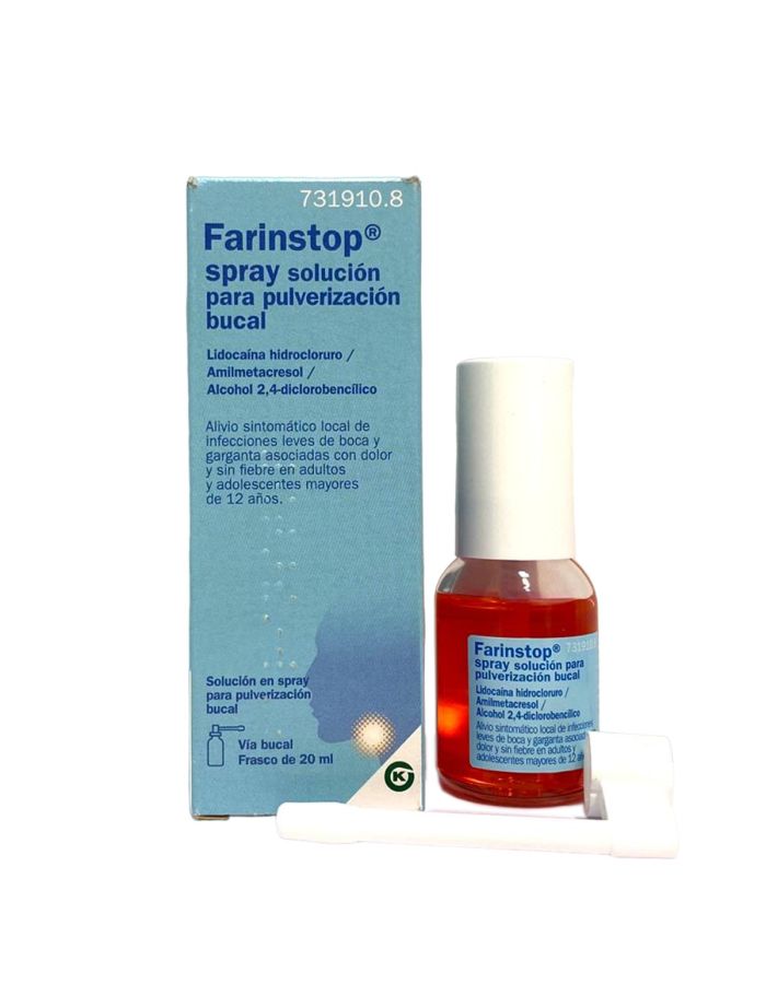 Farinstop Spray 20ml Solución para Pulverización Bucal 